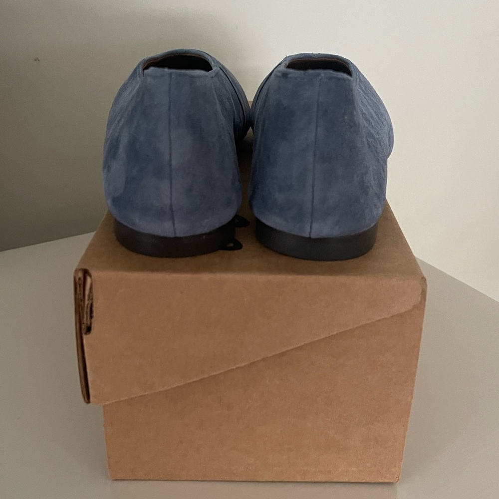 Madewell The Mylie Ballet Flat in Balsalt Blue Suede - Picture 5 of 8